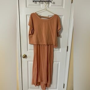 Anthropologie  2 Piece Set Dress with Sweatshirt